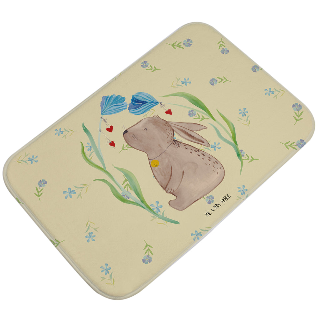 Badvorleger Hase Blume Badematte, Badteppich, Duschvorleger, Badezimmerteppich, Badezimmermatte, Badvorleger, Duschmatte, Duschteppich, Ostern, Osterhase, Ostergeschenke, Osternest, Osterdeko, Geschenk zu Ostern, Hase, Kaninchen, Kind, Taufe, Taufgeschenk, Geburt, Schwangerschaft, erstes Kind, Kindergeburtstag, Geburtstag, Hoffnung, Träume