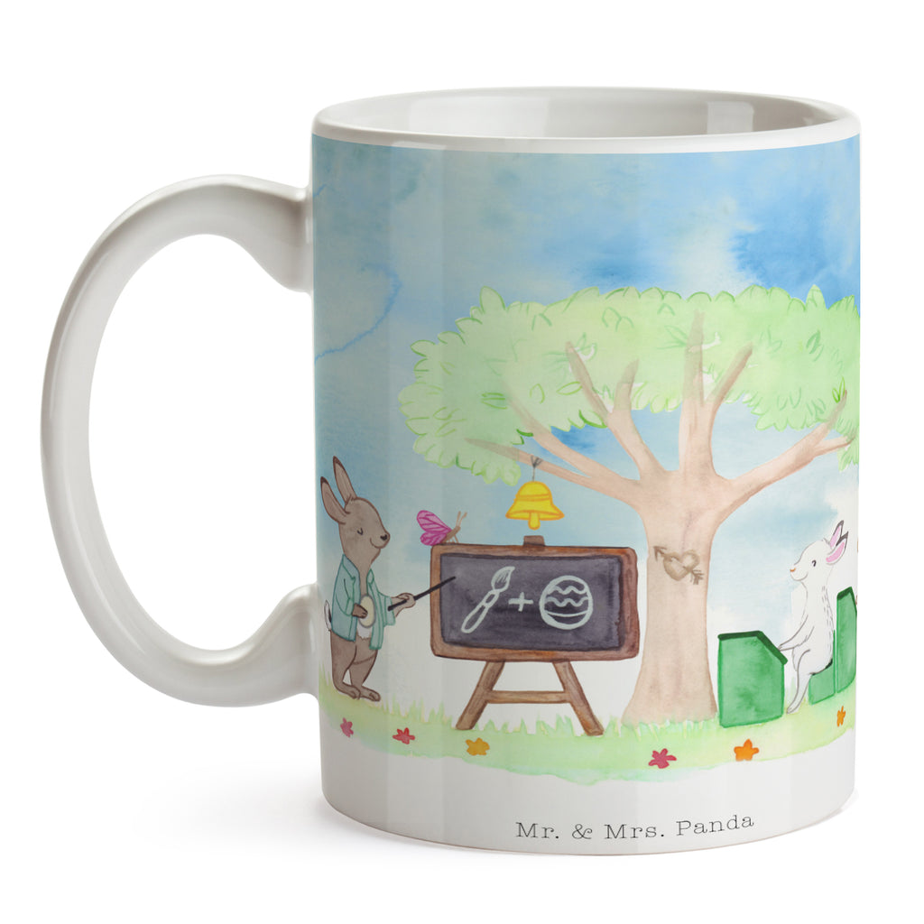 Tasse Hasenschule  Becher, Kaffeetasse, Kaffeebecher, Tee, Frühstück, Büro  Ostern, Osterhase, Ostergeschenke, Osternest, Osterdeko, Geschenk zu Ostern