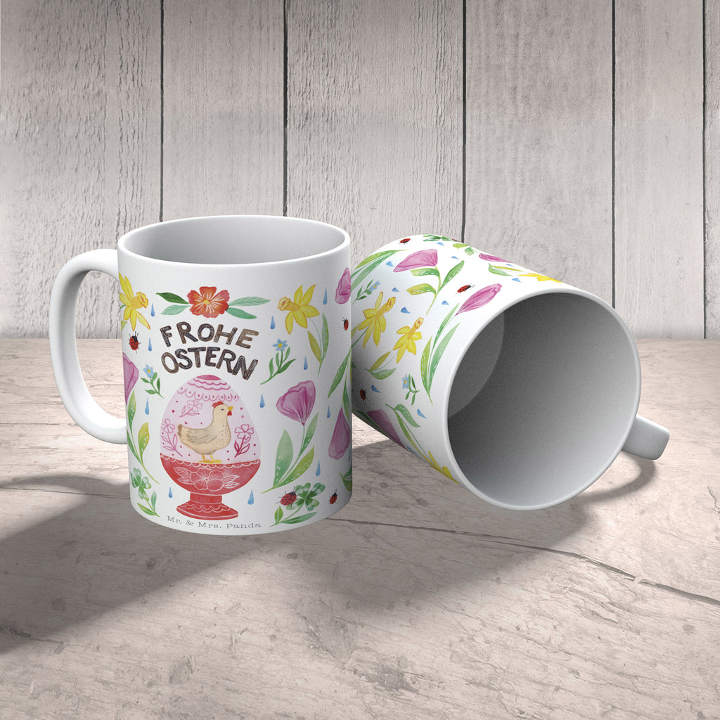 Tasse Frohe Ostern Ei Becher, Kaffeetasse, Kaffeebecher, Tee, Frühstück, Büro, Ostern, Osterhase, Ostergeschenke, Osternest, Osterdeko, Geschenk zu Ostern