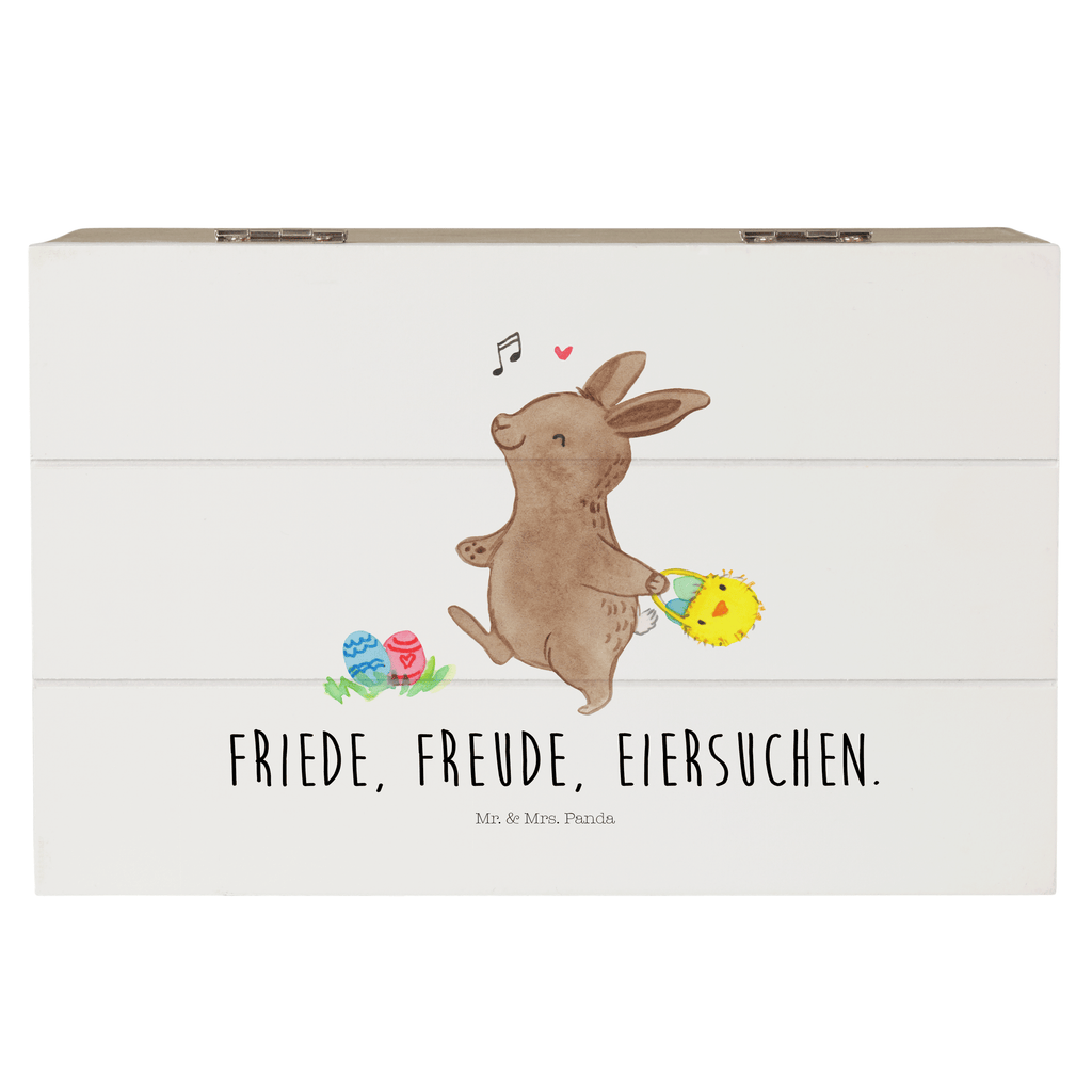 Holzkiste Hase Eiersuche Holzkiste, Kiste, Schatzkiste, Truhe, Schatulle, XXL, Erinnerungsbox, Erinnerungskiste, Dekokiste, Aufbewahrungsbox, Ostern, Osterhase, Ostergeschenke, Osternest, Osterdeko, Geschenk zu Ostern