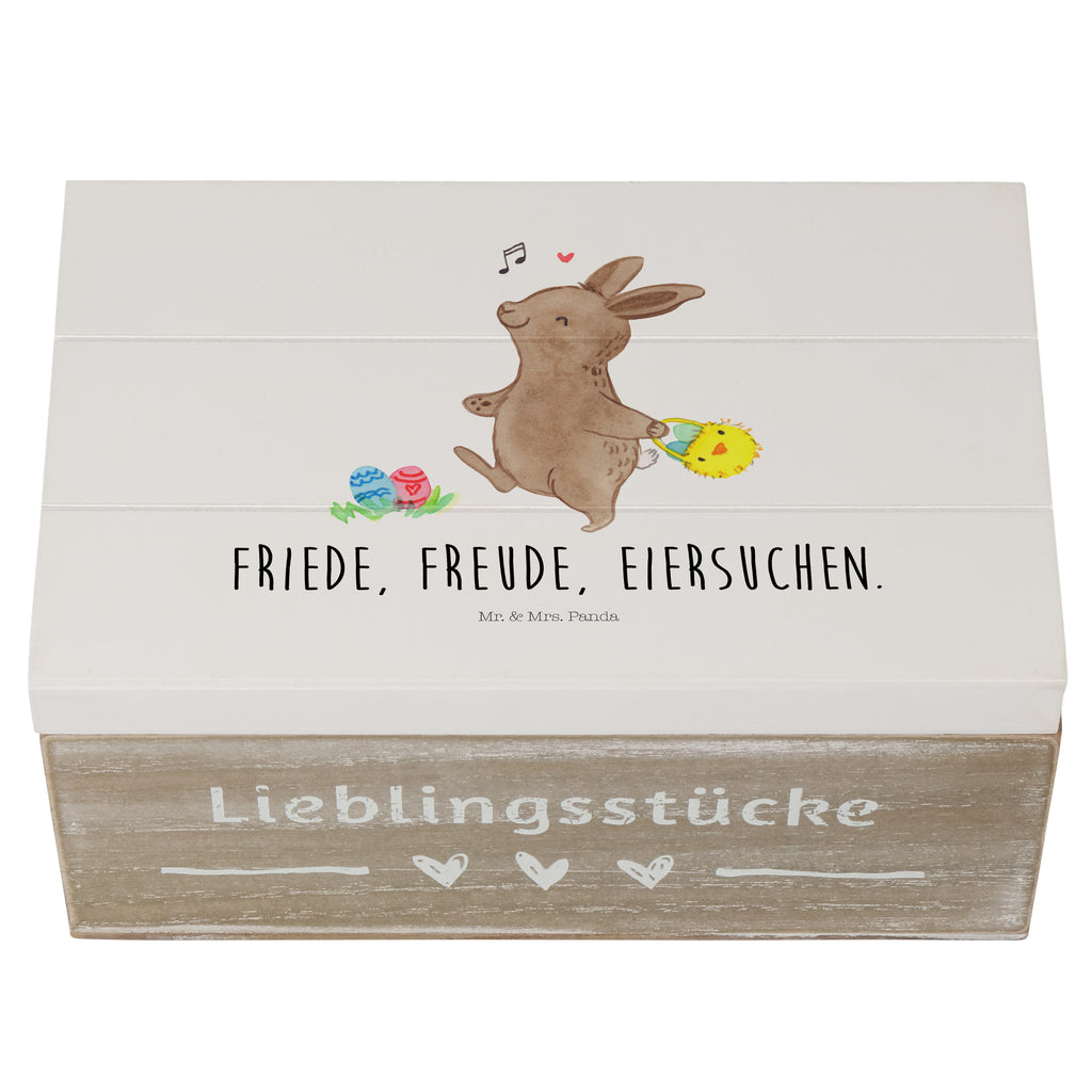 Holzkiste Hase Eiersuche Holzkiste, Kiste, Schatzkiste, Truhe, Schatulle, XXL, Erinnerungsbox, Erinnerungskiste, Dekokiste, Aufbewahrungsbox, Ostern, Osterhase, Ostergeschenke, Osternest, Osterdeko, Geschenk zu Ostern