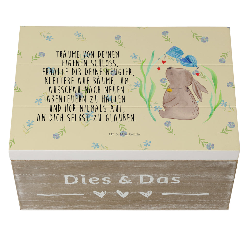 Holzkiste Hase Blume Holzkiste, Kiste, Schatzkiste, Truhe, Schatulle, XXL, Erinnerungsbox, Erinnerungskiste, Dekokiste, Aufbewahrungsbox, Ostern, Osterhase, Ostergeschenke, Osternest, Osterdeko, Geschenk zu Ostern, Hase, Kaninchen, Kind, Taufe, Taufgeschenk, Geburt, Schwangerschaft, erstes Kind, Kindergeburtstag, Geburtstag, Hoffnung, Träume