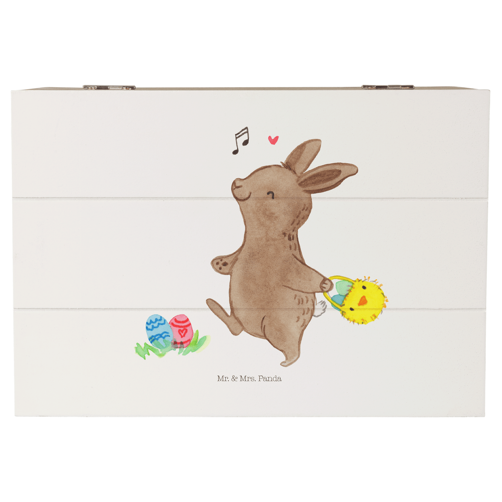 Holzkiste Hase Eiersuche Holzkiste, Kiste, Schatzkiste, Truhe, Schatulle, XXL, Erinnerungsbox, Erinnerungskiste, Dekokiste, Aufbewahrungsbox, Ostern, Osterhase, Ostergeschenke, Osternest, Osterdeko, Geschenk zu Ostern