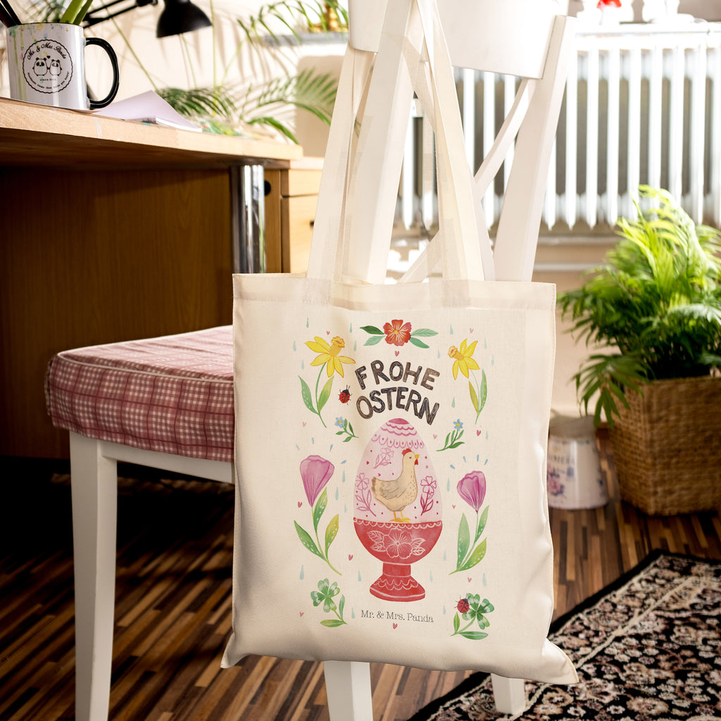 Tragetasche Frohe Ostern Ei Beuteltasche, Beutel, Einkaufstasche, Jutebeutel, Stoffbeutel, Ostern, Osterhase, Ostergeschenke, Osternest, Osterdeko, Geschenk zu Ostern
