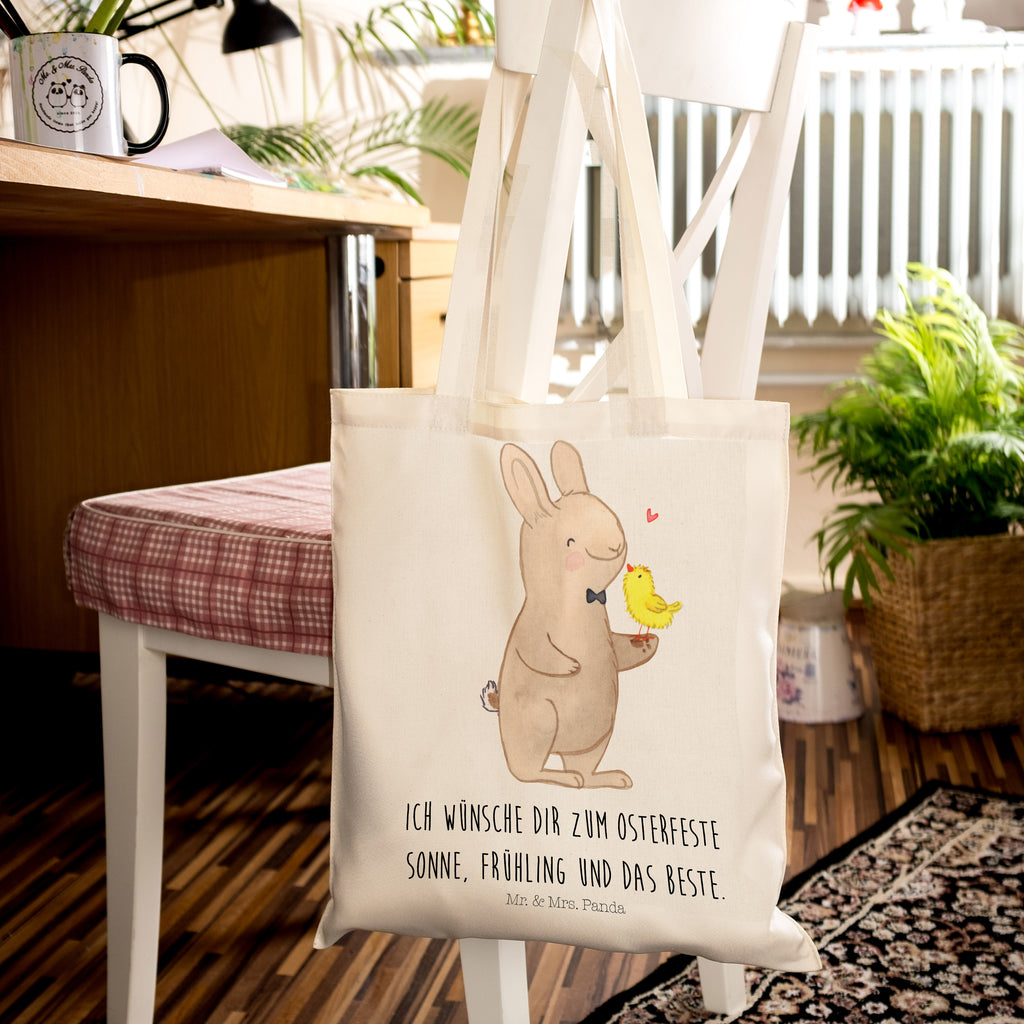 Tragetasche Hase mit Küken Beuteltasche, Beutel, Einkaufstasche, Jutebeutel, Stoffbeutel, Ostern, Osterhase, Ostergeschenke, Osternest, Osterdeko, Geschenk zu Ostern