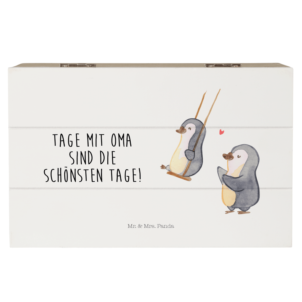 Holzkiste Pinguin Oma schaukeln Holzkiste, Kiste, Schatzkiste, Truhe, Schatulle, XXL, Erinnerungsbox, Erinnerungskiste, Dekokiste, Aufbewahrungsbox, Familie, Vatertag, Muttertag, Bruder, Schwester, Mama, Papa, Oma, Opa, beste Oma, Lieblingsoma, Geschenk für Oma, Omi, Großmutter