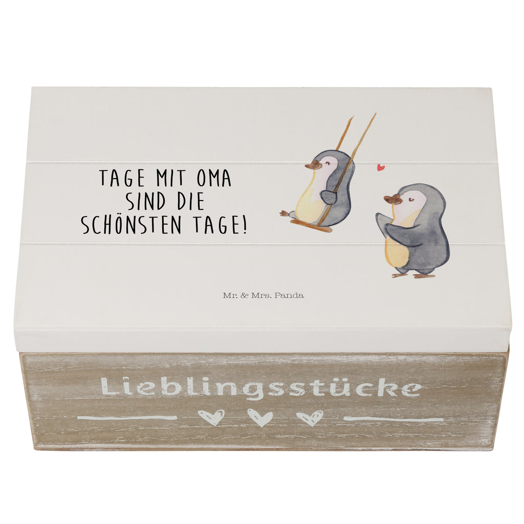 Holzkiste Pinguin Oma schaukeln Holzkiste, Kiste, Schatzkiste, Truhe, Schatulle, XXL, Erinnerungsbox, Erinnerungskiste, Dekokiste, Aufbewahrungsbox, Familie, Vatertag, Muttertag, Bruder, Schwester, Mama, Papa, Oma, Opa, beste Oma, Lieblingsoma, Geschenk für Oma, Omi, Großmutter