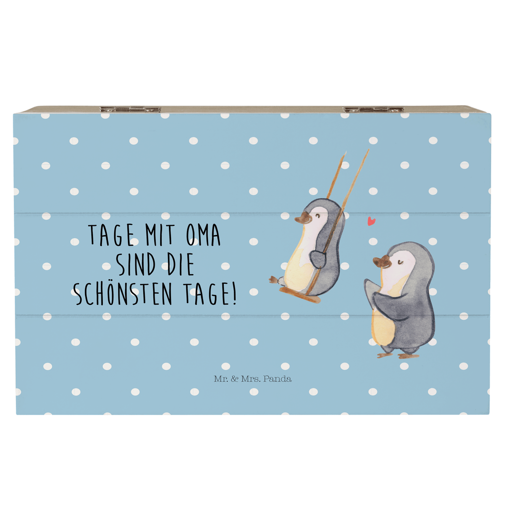Holzkiste Pinguin Oma schaukeln Holzkiste, Kiste, Schatzkiste, Truhe, Schatulle, XXL, Erinnerungsbox, Erinnerungskiste, Dekokiste, Aufbewahrungsbox, Familie, Vatertag, Muttertag, Bruder, Schwester, Mama, Papa, Oma, Opa, beste Oma, Lieblingsoma, Geschenk für Oma, Omi, Großmutter