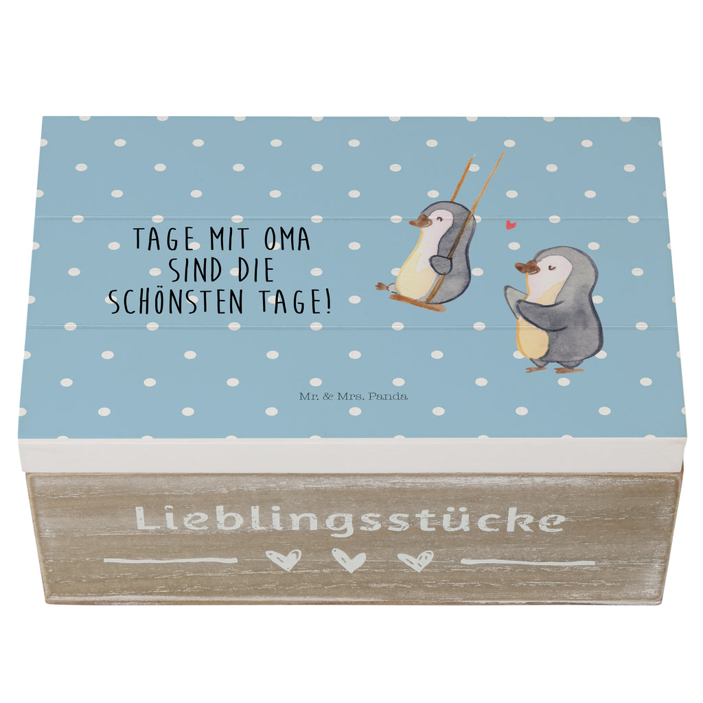 Holzkiste Pinguin Oma schaukeln Holzkiste, Kiste, Schatzkiste, Truhe, Schatulle, XXL, Erinnerungsbox, Erinnerungskiste, Dekokiste, Aufbewahrungsbox, Familie, Vatertag, Muttertag, Bruder, Schwester, Mama, Papa, Oma, Opa, beste Oma, Lieblingsoma, Geschenk für Oma, Omi, Großmutter