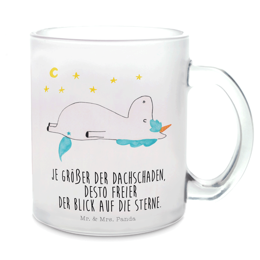 Teetasse Einhorn Sternenhimmel Teetasse, Teeglas, Teebecher, Tasse mit Henkel, Tasse, Glas Teetasse, Teetasse aus Glas, Einhorn, Einhörner, Einhorn Deko, Pegasus, Unicorn, Sterne, Dachschaden, Verrückt, Sternenhimmel