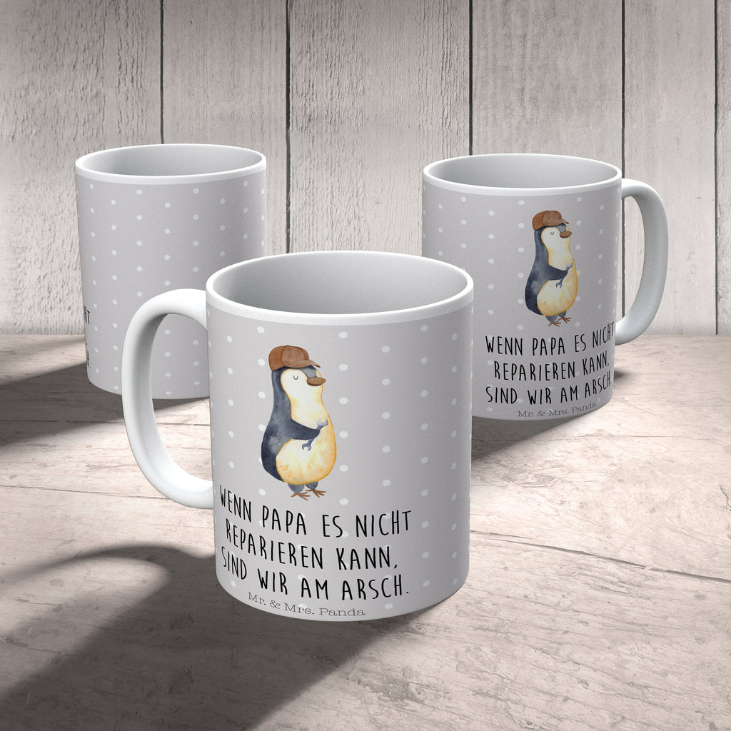 Tasse Wenn Papa es nicht reparieren kann, sind wir am Arsch Papa, Vater, Vatertag, Geschenk Papa, Bester Papa der Welt Becher, Kaffeetasse, Kaffeebecher, Tee, Frühstück, Büro  Familie, Vatertag, Muttertag, Bruder, Schwester, Mama, Papa, Oma, Opa