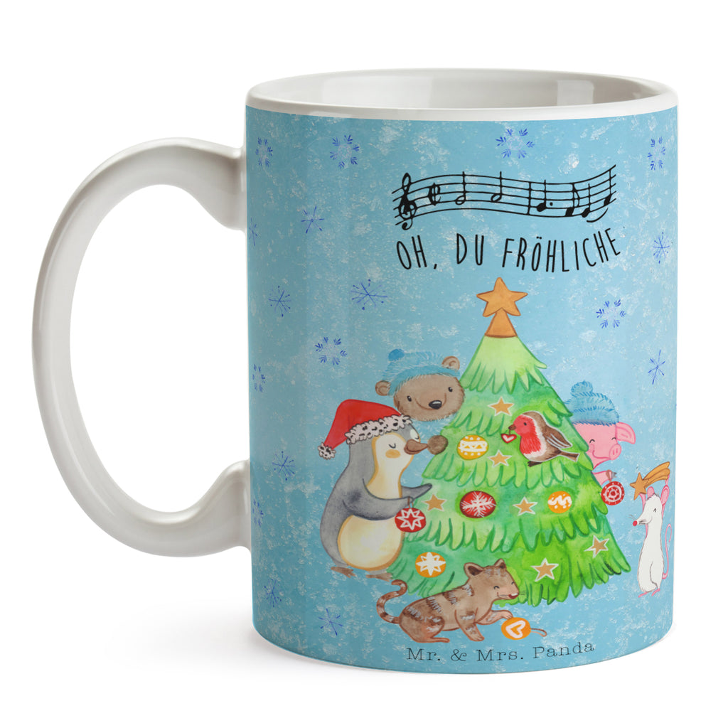 Tasse Weihnachtsbaum schmücken  Becher, Kaffeetasse, Kaffeebecher, Tee, Frühstück, Büro  Winter, Weihnachten, Weihnachtsdeko, Nikolaus, Advent, Heiligabend, Wintermotiv