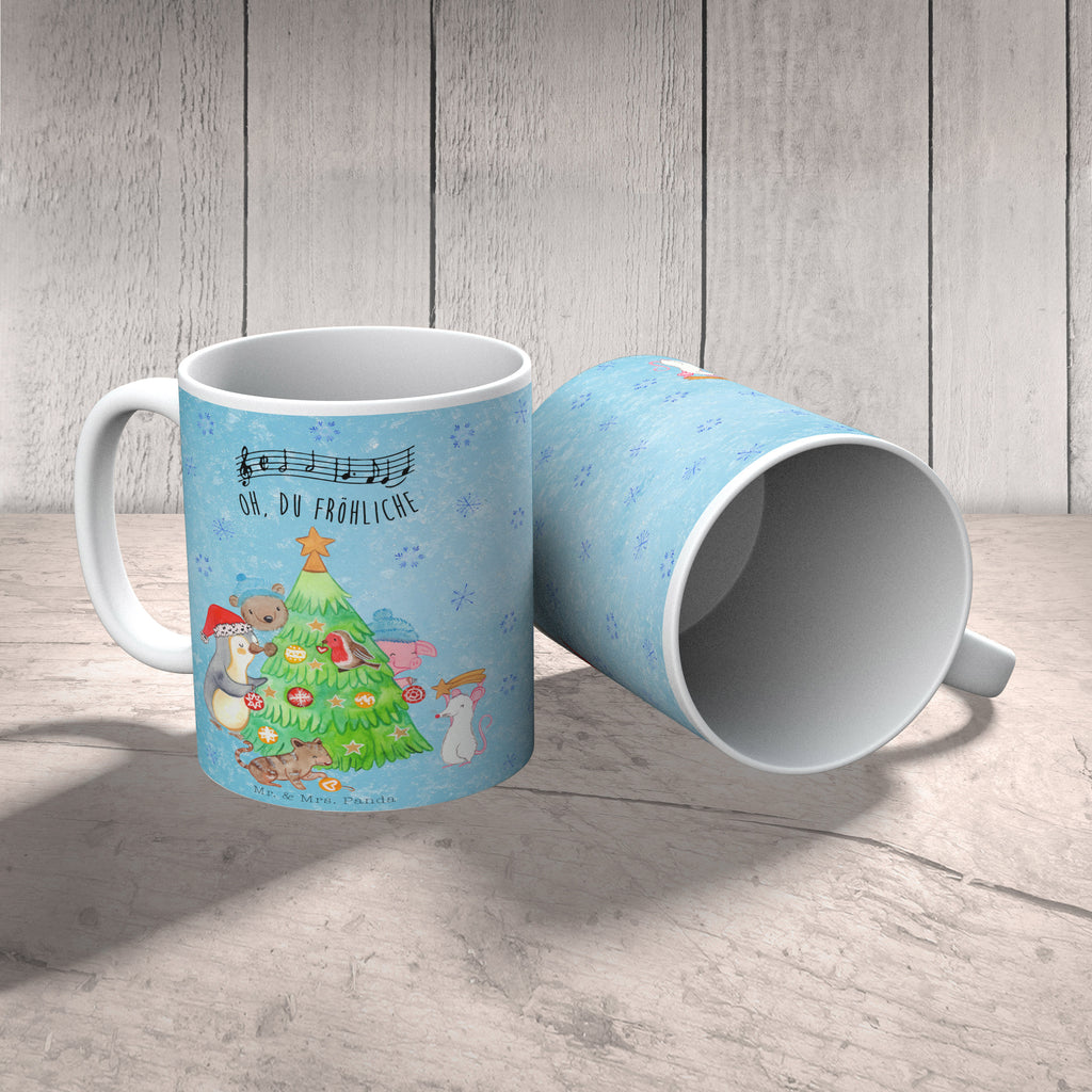 Tasse Weihnachtsbaum schmücken  Becher, Kaffeetasse, Kaffeebecher, Tee, Frühstück, Büro  Winter, Weihnachten, Weihnachtsdeko, Nikolaus, Advent, Heiligabend, Wintermotiv