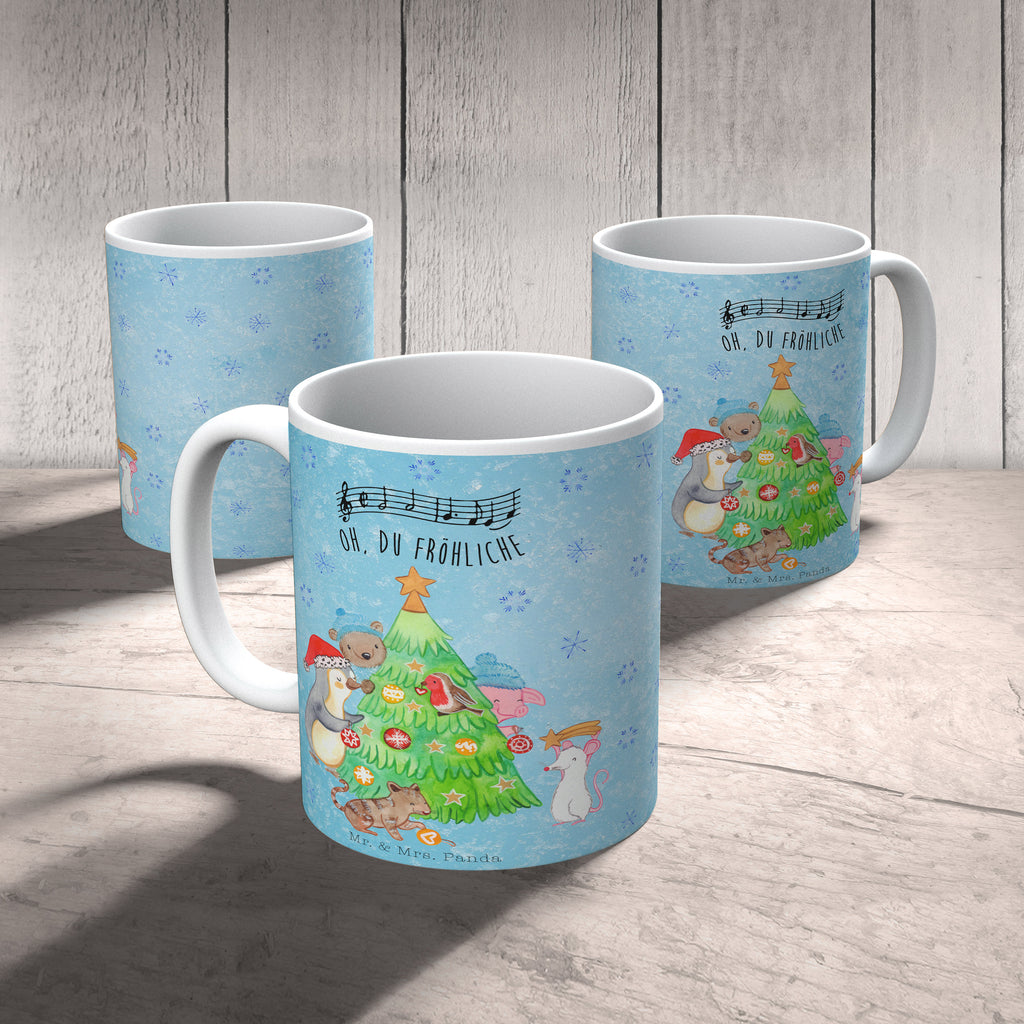 Tasse Weihnachtsbaum schmücken  Becher, Kaffeetasse, Kaffeebecher, Tee, Frühstück, Büro  Winter, Weihnachten, Weihnachtsdeko, Nikolaus, Advent, Heiligabend, Wintermotiv