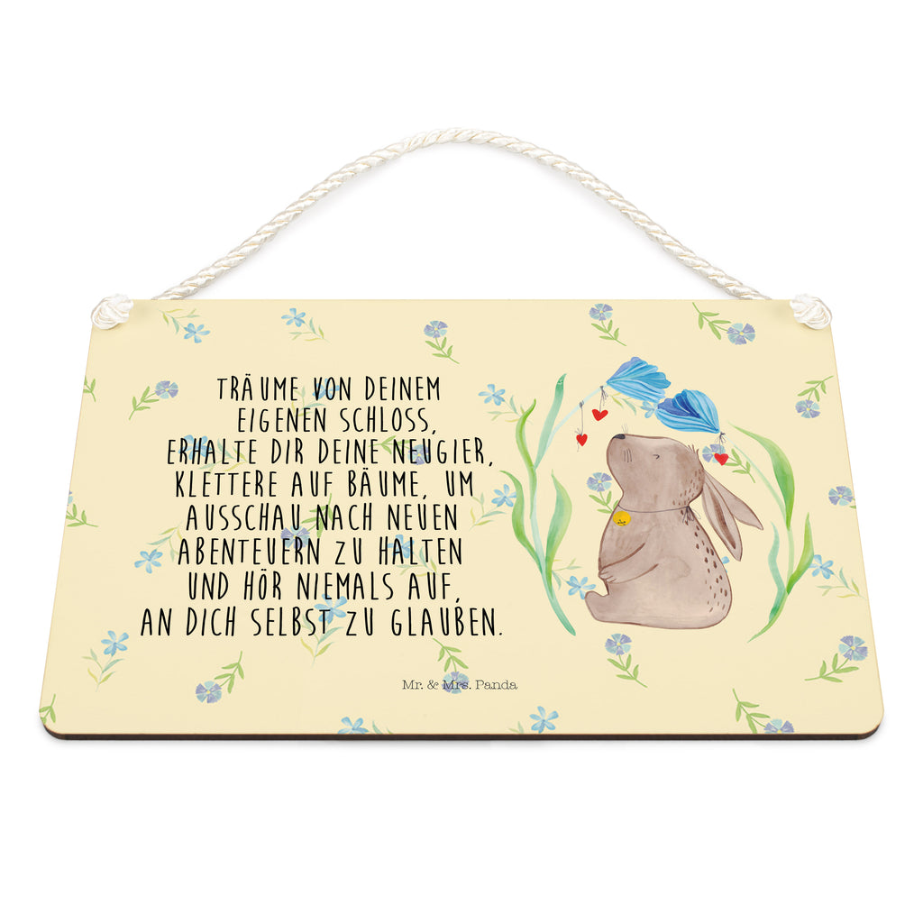 Deko Schild Hase Blume Dekoschild, Deko Schild, Schild, Tür Schild, Türschild, Holzschild, Wandschild, Wanddeko, Ostern, Osterhase, Ostergeschenke, Osternest, Osterdeko, Geschenk zu Ostern, Hase, Kaninchen, Kind, Taufe, Taufgeschenk, Geburt, Schwangerschaft, erstes Kind, Kindergeburtstag, Geburtstag, Hoffnung, Träume