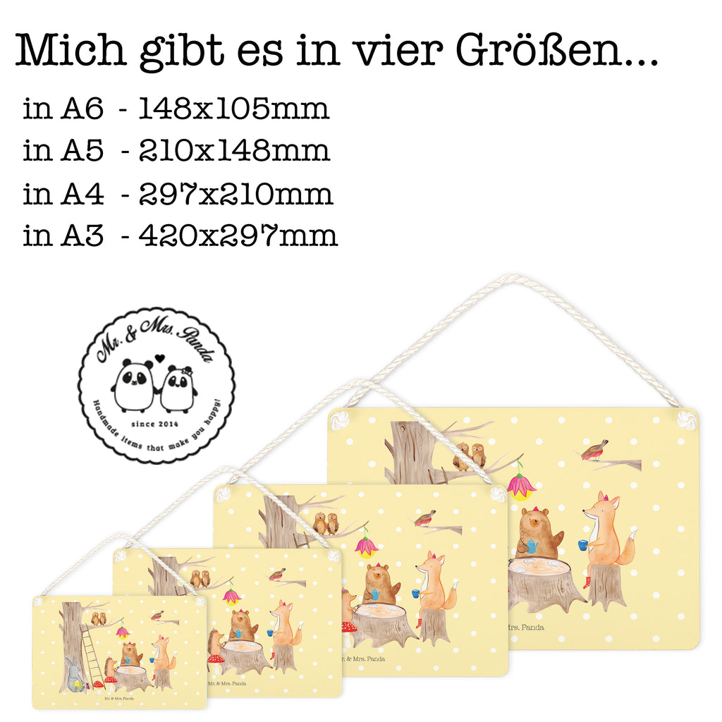 Deko Schild Waldtiere Picknick Dekoschild, Deko Schild, Schild, Tür Schild, Türschild, Holzschild, Wandschild, Wanddeko, Tiermotive, Gute Laune, lustige Sprüche, Tiere, Waldtiere, Picknick, Wald, Fuchs, Hase, Igel, Maus, Eichhörnchen