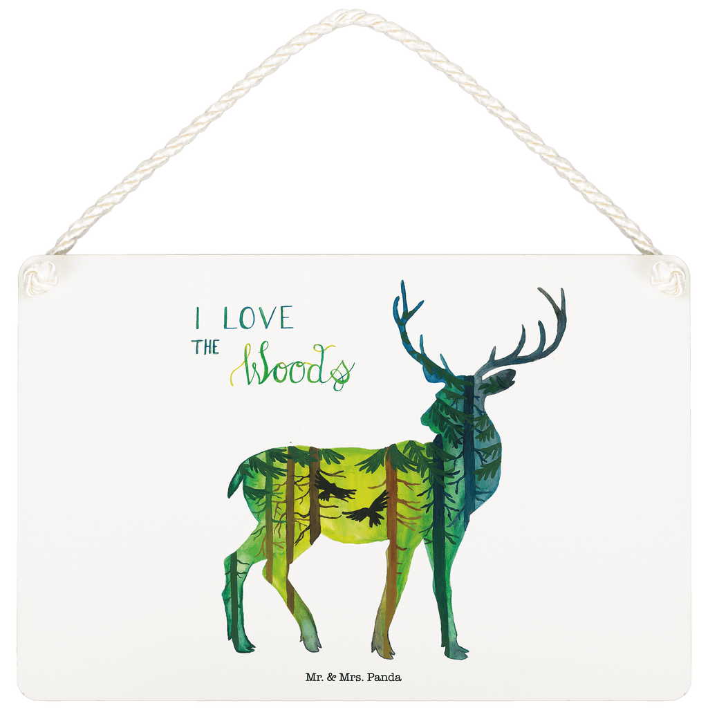 Deko Schild Hirsch I love the woods Dekoschild, Deko Schild, Schild, Tür Schild, Türschild, Holzschild, Wandschild, Wanddeko, Blumen Deko, Frühlings Deko, Sommer Deko, Dekoration, positive Botschaft, Naturliebhaber, Outdoor, Natur, Abenteuer, Wald, woods, Hirsch