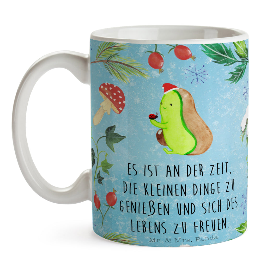 Tasse Avocado kleine Dinge  Becher, Kaffeetasse, Kaffeebecher, Tee, Frühstück, Büro  Winter, Weihnachten, Weihnachtsdeko, Nikolaus, Advent, Heiligabend, Wintermotiv