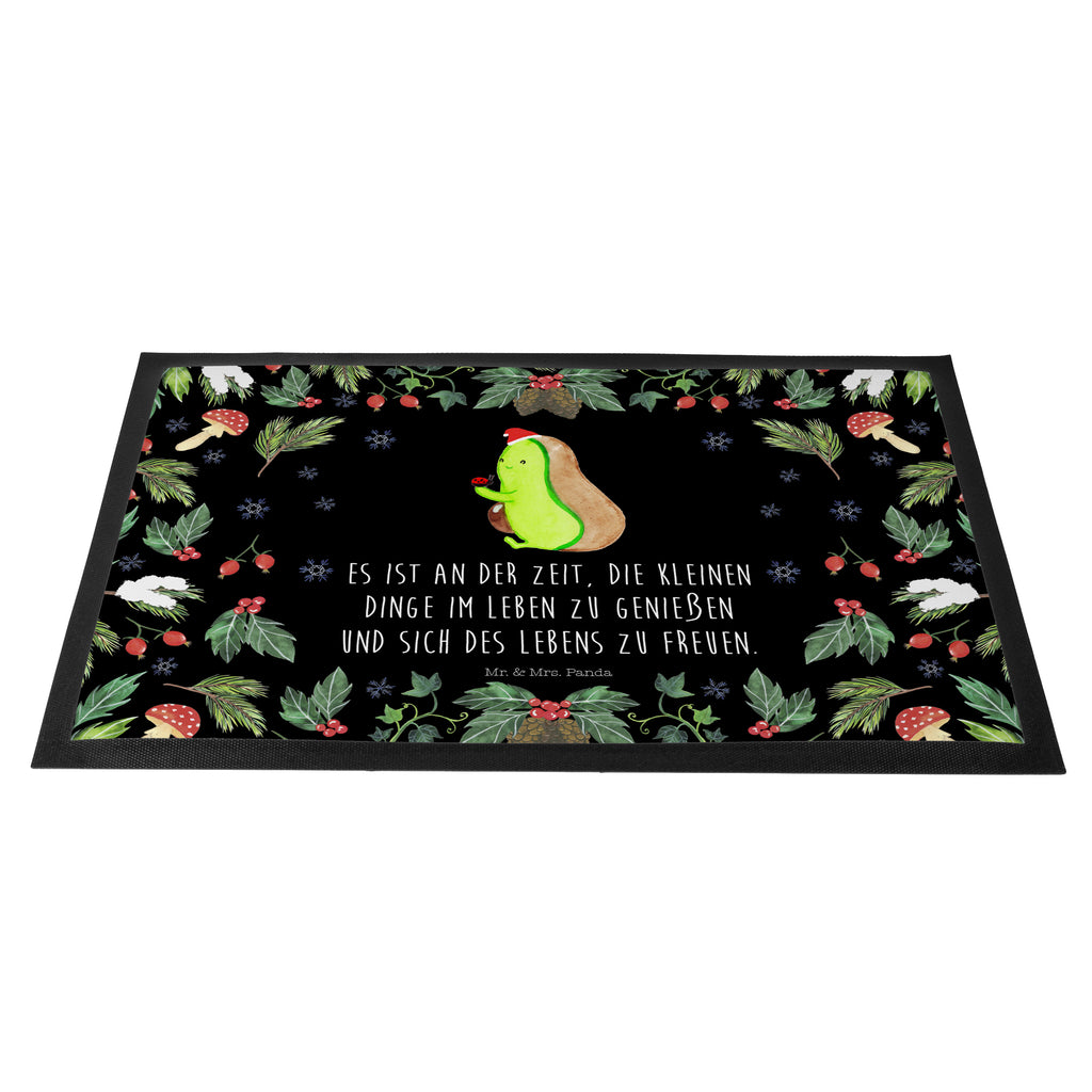 Fußmatte Avocado kleine Dinge  Türvorleger, Schmutzmatte, Fußabtreter, Matte, Schmutzfänger, Fußabstreifer, Schmutzfangmatte, Türmatte, Motivfußmatte,  Haustürmatte, Vorleger  Winter, Weihnachten, Weihnachtsdeko, Nikolaus, Advent, Heiligabend, Wintermotiv