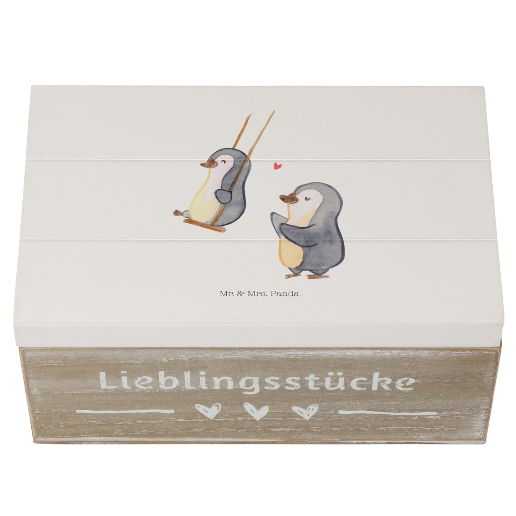 Holzkiste Pinguin Oma schaukeln Holzkiste, Kiste, Schatzkiste, Truhe, Schatulle, XXL, Erinnerungsbox, Erinnerungskiste, Dekokiste, Aufbewahrungsbox, Familie, Vatertag, Muttertag, Bruder, Schwester, Mama, Papa, Oma, Opa, beste Oma, Lieblingsoma, Geschenk für Oma, Omi, Großmutter