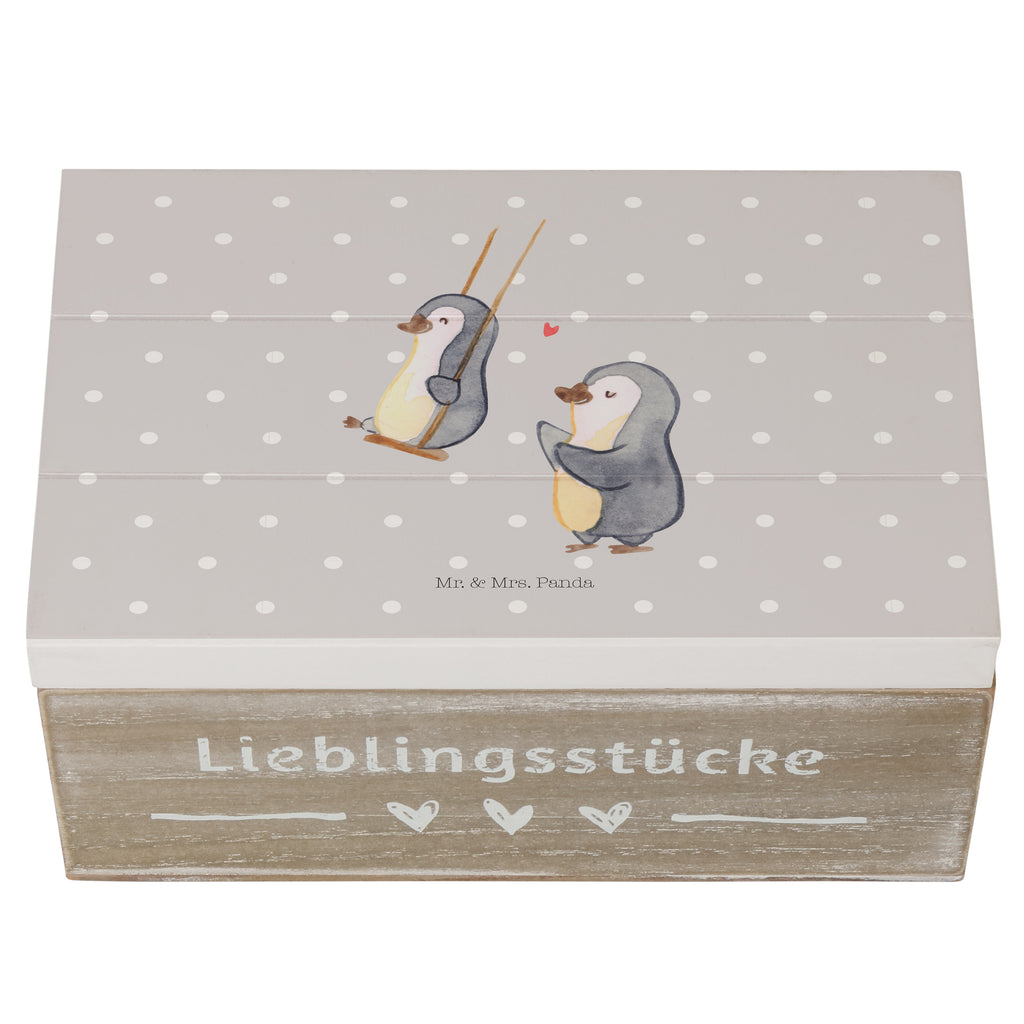 Holzkiste Pinguin Oma schaukeln Holzkiste, Kiste, Schatzkiste, Truhe, Schatulle, XXL, Erinnerungsbox, Erinnerungskiste, Dekokiste, Aufbewahrungsbox, Familie, Vatertag, Muttertag, Bruder, Schwester, Mama, Papa, Oma, Opa, beste Oma, Lieblingsoma, Geschenk für Oma, Omi, Großmutter