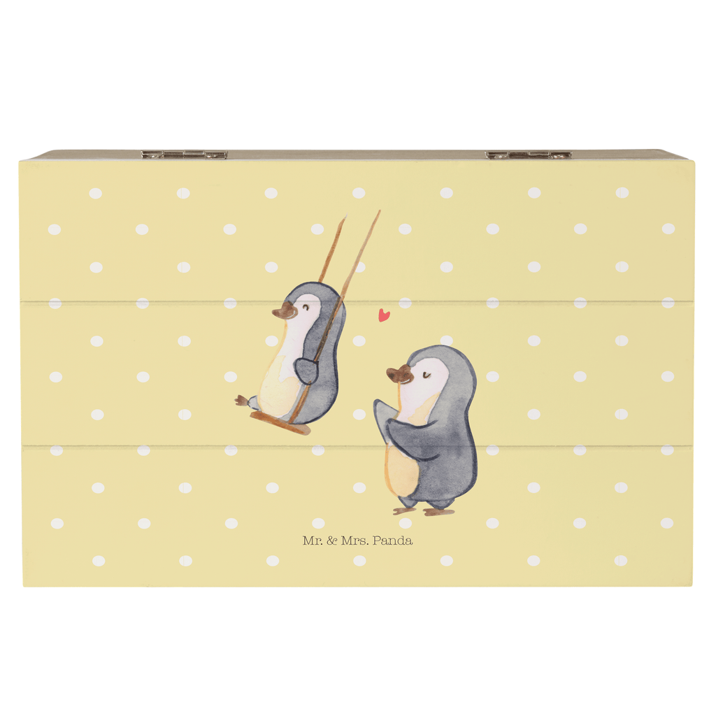 Holzkiste Pinguin Oma schaukeln Holzkiste, Kiste, Schatzkiste, Truhe, Schatulle, XXL, Erinnerungsbox, Erinnerungskiste, Dekokiste, Aufbewahrungsbox, Familie, Vatertag, Muttertag, Bruder, Schwester, Mama, Papa, Oma, Opa, beste Oma, Lieblingsoma, Geschenk für Oma, Omi, Großmutter