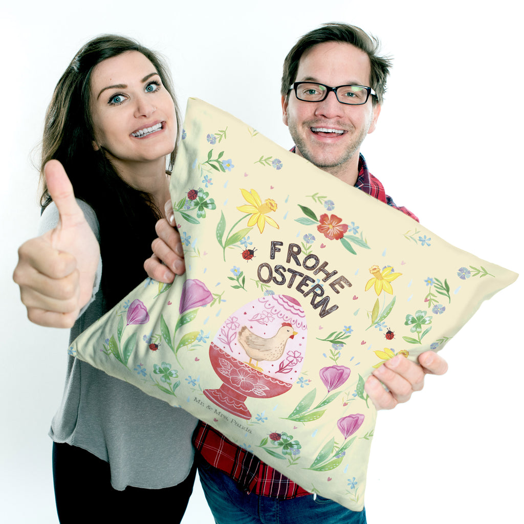 40x40 Kissen Frohe Ostern Ei Kissenhülle, Kopfkissen, Sofakissen, Dekokissen, Motivkissen, Ostern, Osterhase, Ostergeschenke, Osternest, Osterdeko, Geschenk zu Ostern