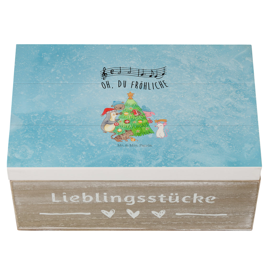 Holzkiste Weihnachtsbaum schmücken Holzkiste, Kiste, Schatzkiste, Truhe, Schatulle, XXL, Erinnerungsbox, Erinnerungskiste, Dekokiste, Aufbewahrungsbox, Winter, Weihnachten, Weihnachtsdeko, Nikolaus, Advent, Heiligabend, Wintermotiv
