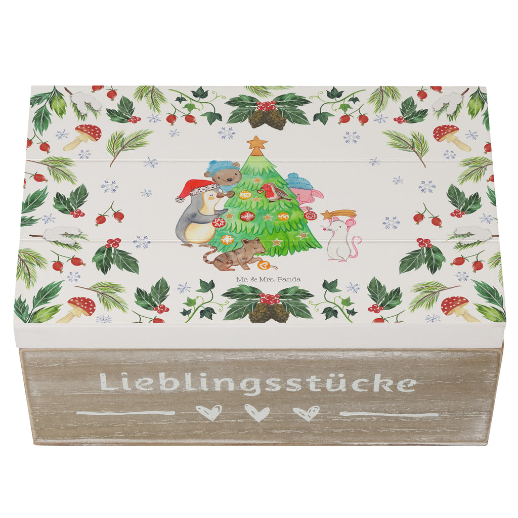 Holzkiste Weihnachtsbaum schmücken Holzkiste, Kiste, Schatzkiste, Truhe, Schatulle, XXL, Erinnerungsbox, Erinnerungskiste, Dekokiste, Aufbewahrungsbox, Winter, Weihnachten, Weihnachtsdeko, Nikolaus, Advent, Heiligabend, Wintermotiv