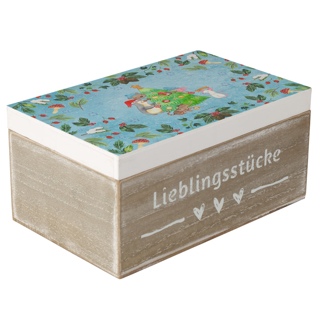 Holzkiste Weihnachtsbaum schmücken Holzkiste, Kiste, Schatzkiste, Truhe, Schatulle, XXL, Erinnerungsbox, Erinnerungskiste, Dekokiste, Aufbewahrungsbox, Winter, Weihnachten, Weihnachtsdeko, Nikolaus, Advent, Heiligabend, Wintermotiv