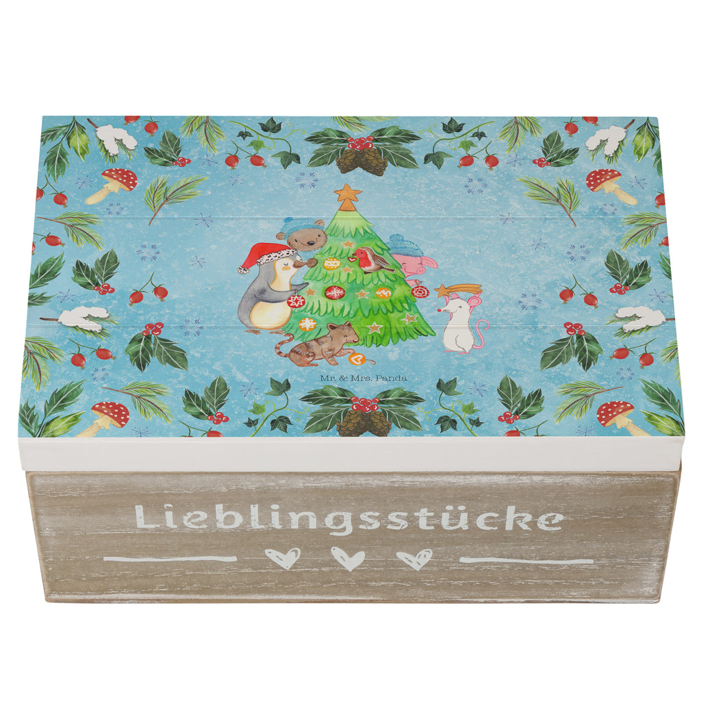 Holzkiste Weihnachtsbaum schmücken Holzkiste, Kiste, Schatzkiste, Truhe, Schatulle, XXL, Erinnerungsbox, Erinnerungskiste, Dekokiste, Aufbewahrungsbox, Winter, Weihnachten, Weihnachtsdeko, Nikolaus, Advent, Heiligabend, Wintermotiv