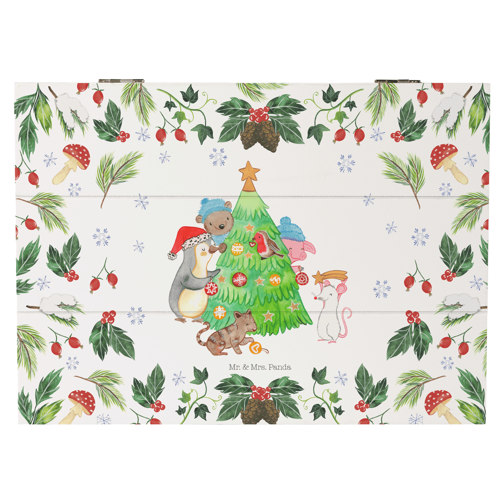 Holzkiste Weihnachtsbaum schmücken Holzkiste, Kiste, Schatzkiste, Truhe, Schatulle, XXL, Erinnerungsbox, Erinnerungskiste, Dekokiste, Aufbewahrungsbox, Winter, Weihnachten, Weihnachtsdeko, Nikolaus, Advent, Heiligabend, Wintermotiv