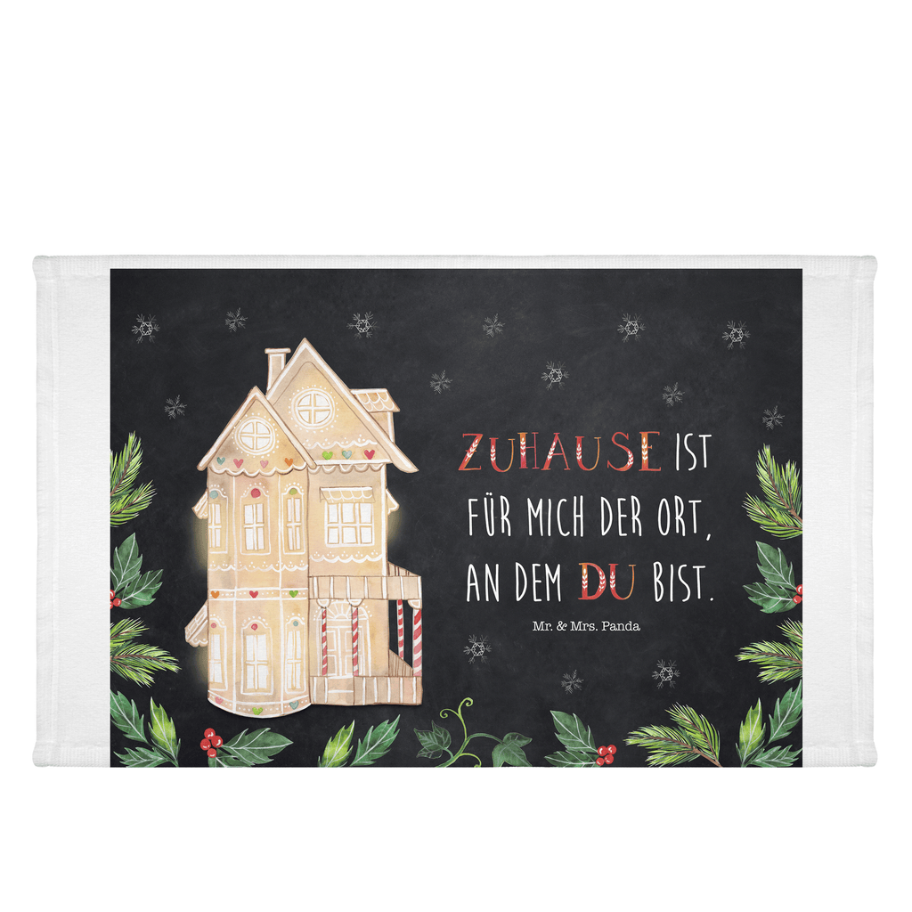 Gäste Handtuch Lebkuchenhaus Gästetuch, Reisehandtuch, Sport Handtuch, Frottier, Kinder Handtuch, Winter, Weihnachten, Weihnachtsdeko, Nikolaus, Advent, Heiligabend, Wintermotiv