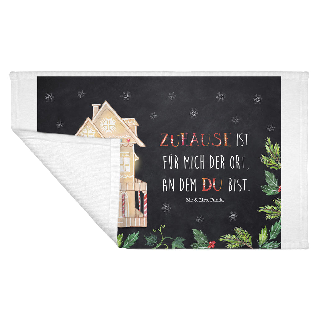 Gäste Handtuch Lebkuchenhaus Gästetuch, Reisehandtuch, Sport Handtuch, Frottier, Kinder Handtuch, Winter, Weihnachten, Weihnachtsdeko, Nikolaus, Advent, Heiligabend, Wintermotiv