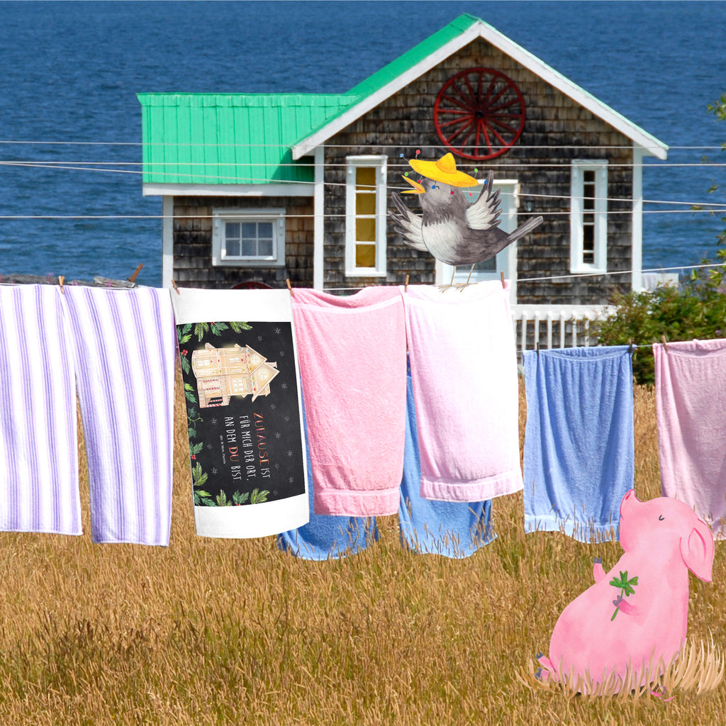 Gäste Handtuch Lebkuchenhaus Gästetuch, Reisehandtuch, Sport Handtuch, Frottier, Kinder Handtuch, Winter, Weihnachten, Weihnachtsdeko, Nikolaus, Advent, Heiligabend, Wintermotiv