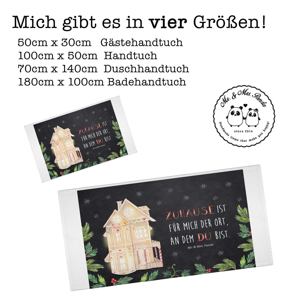 Gäste Handtuch Lebkuchenhaus Gästetuch, Reisehandtuch, Sport Handtuch, Frottier, Kinder Handtuch, Winter, Weihnachten, Weihnachtsdeko, Nikolaus, Advent, Heiligabend, Wintermotiv