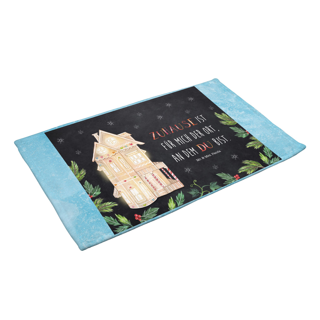 Gäste Handtuch Lebkuchenhaus Gästetuch, Reisehandtuch, Sport Handtuch, Frottier, Kinder Handtuch, Winter, Weihnachten, Weihnachtsdeko, Nikolaus, Advent, Heiligabend, Wintermotiv