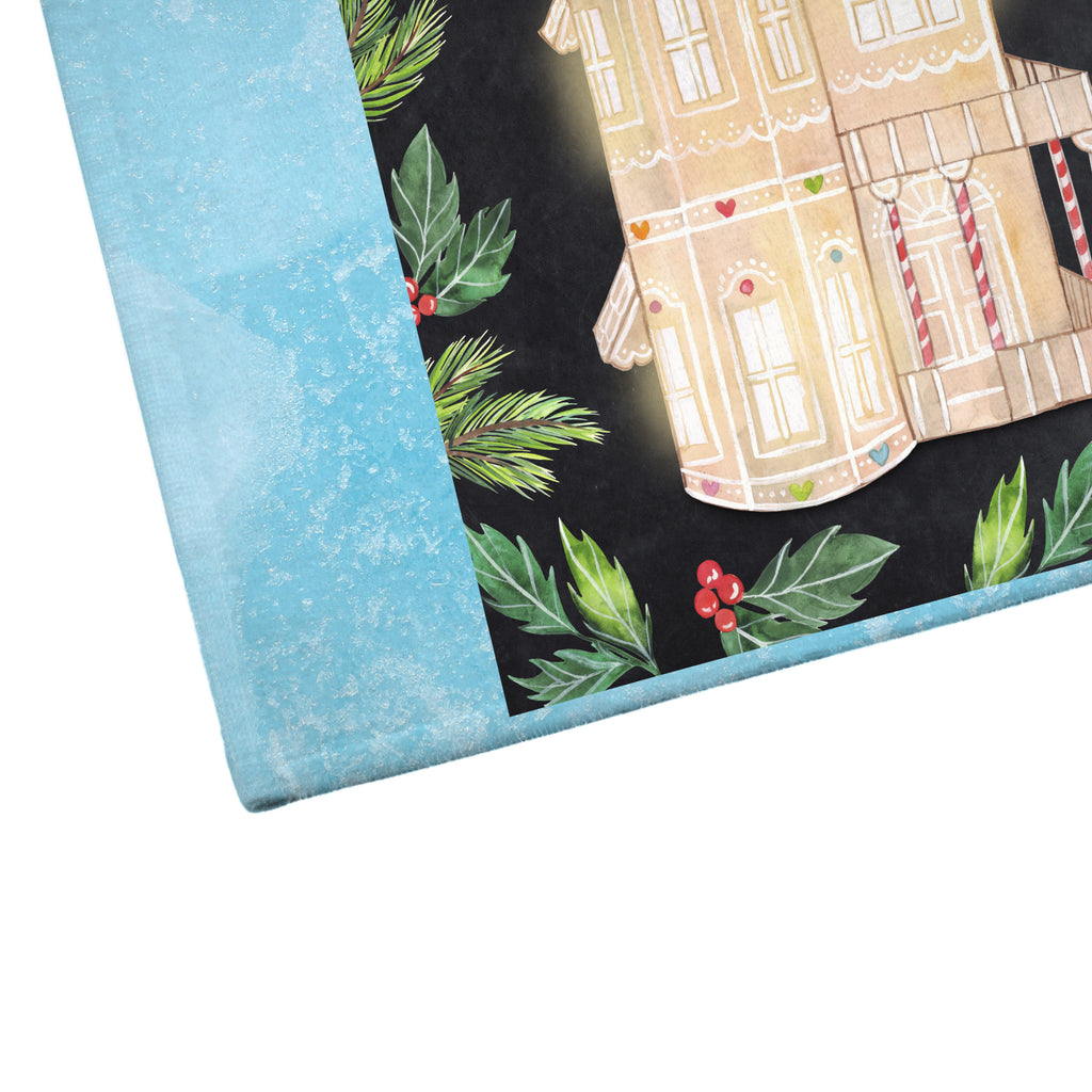 Gäste Handtuch Lebkuchenhaus Gästetuch, Reisehandtuch, Sport Handtuch, Frottier, Kinder Handtuch, Winter, Weihnachten, Weihnachtsdeko, Nikolaus, Advent, Heiligabend, Wintermotiv