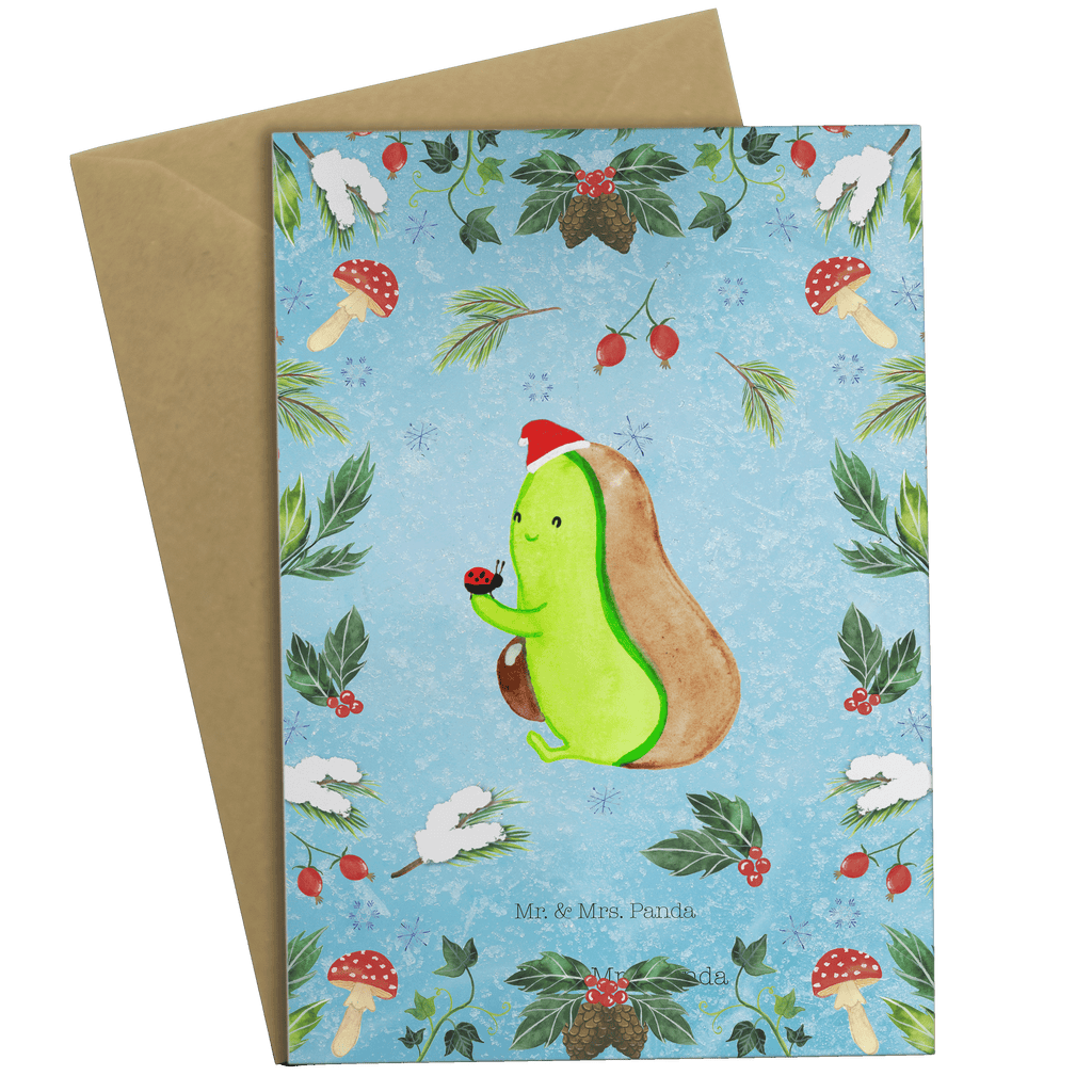Grußkarte Avocado kleine Dinge Klappkarte, Einladungskarte, Glückwunschkarte, Hochzeitskarte, Geburtstagskarte, Karte, Winter, Weihnachten, Weihnachtsdeko, Nikolaus, Advent, Heiligabend, Wintermotiv