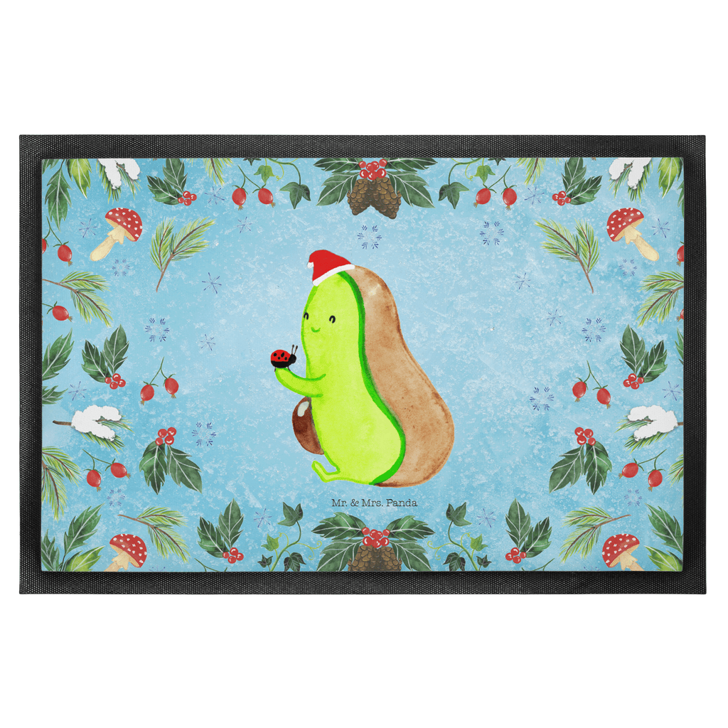 Fußmatte Avocado kleine Dinge  Türvorleger, Schmutzmatte, Fußabtreter, Matte, Schmutzfänger, Fußabstreifer, Schmutzfangmatte, Türmatte, Motivfußmatte,  Haustürmatte, Vorleger  Winter, Weihnachten, Weihnachtsdeko, Nikolaus, Advent, Heiligabend, Wintermotiv