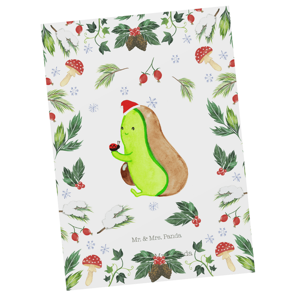 Postkarte Avocado kleine Dinge Geschenkkarte, Grußkarte, Karte, Einladung, Ansichtskarte, Geburtstagskarte, Einladungskarte, Winter, Weihnachten, Weihnachtsdeko, Nikolaus, Advent, Heiligabend, Wintermotiv