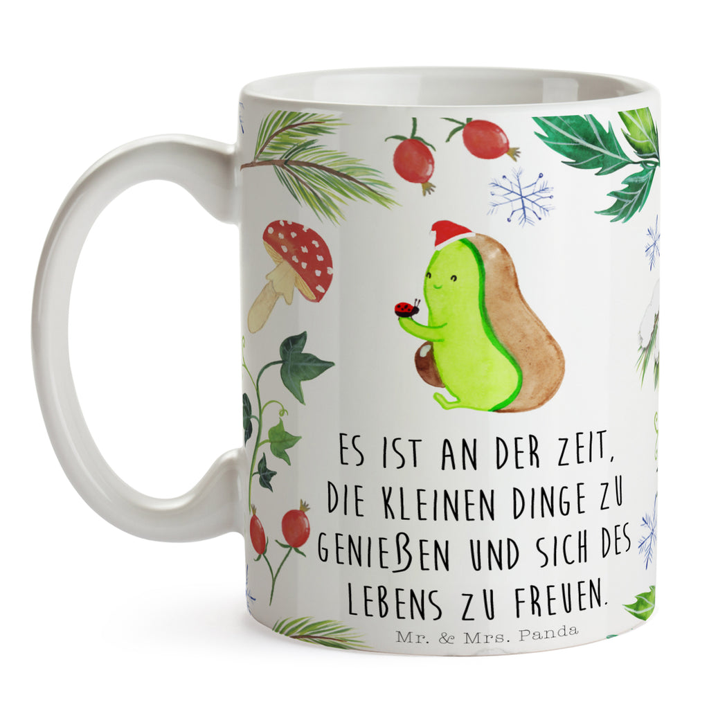 Tasse Avocado kleine Dinge  Becher, Kaffeetasse, Kaffeebecher, Tee, Frühstück, Büro  Winter, Weihnachten, Weihnachtsdeko, Nikolaus, Advent, Heiligabend, Wintermotiv