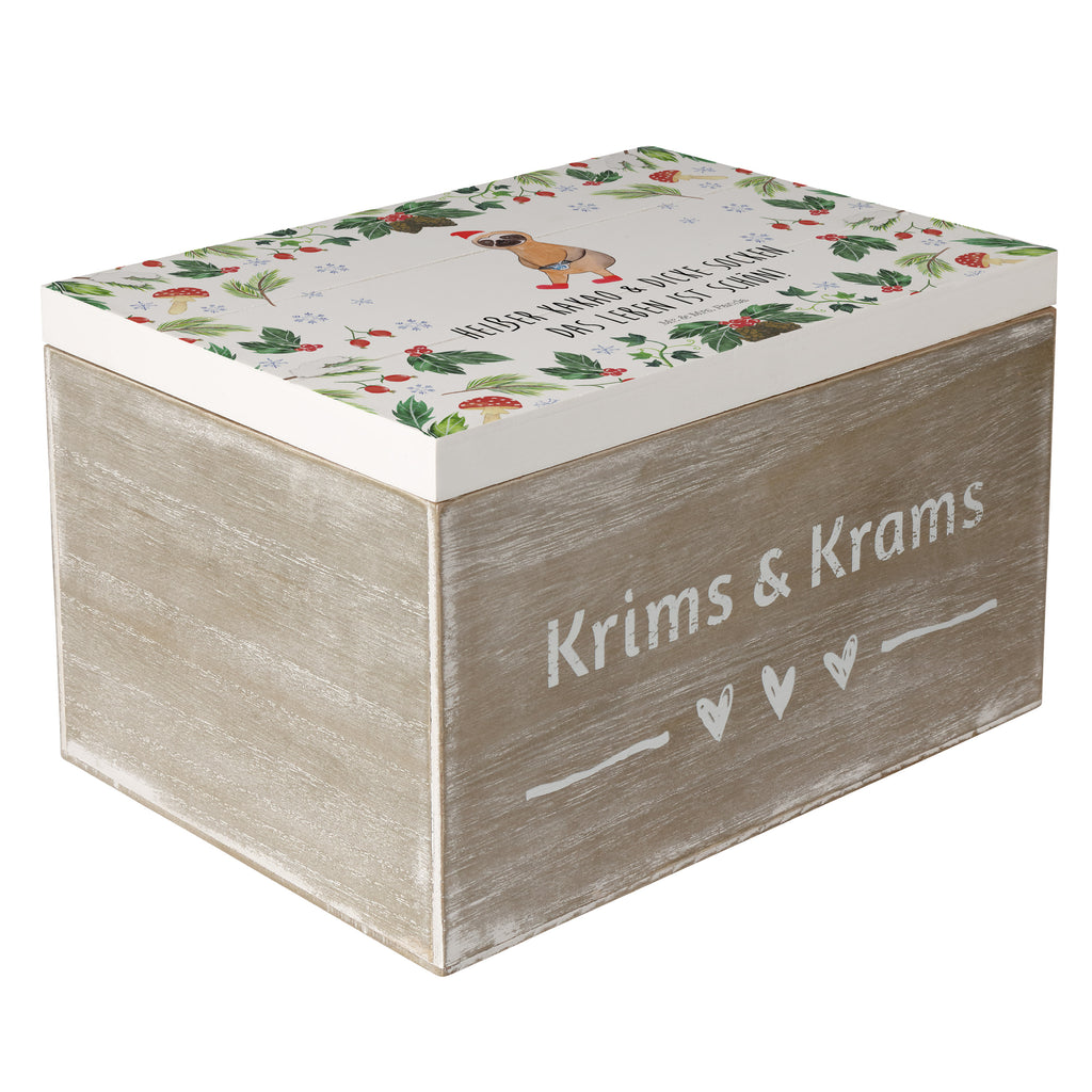 Holzkiste Faultier Kakao Holzkiste, Kiste, Schatzkiste, Truhe, Schatulle, XXL, Erinnerungsbox, Erinnerungskiste, Dekokiste, Aufbewahrungsbox, Winter, Weihnachten, Weihnachtsdeko, Nikolaus, Advent, Heiligabend, Wintermotiv