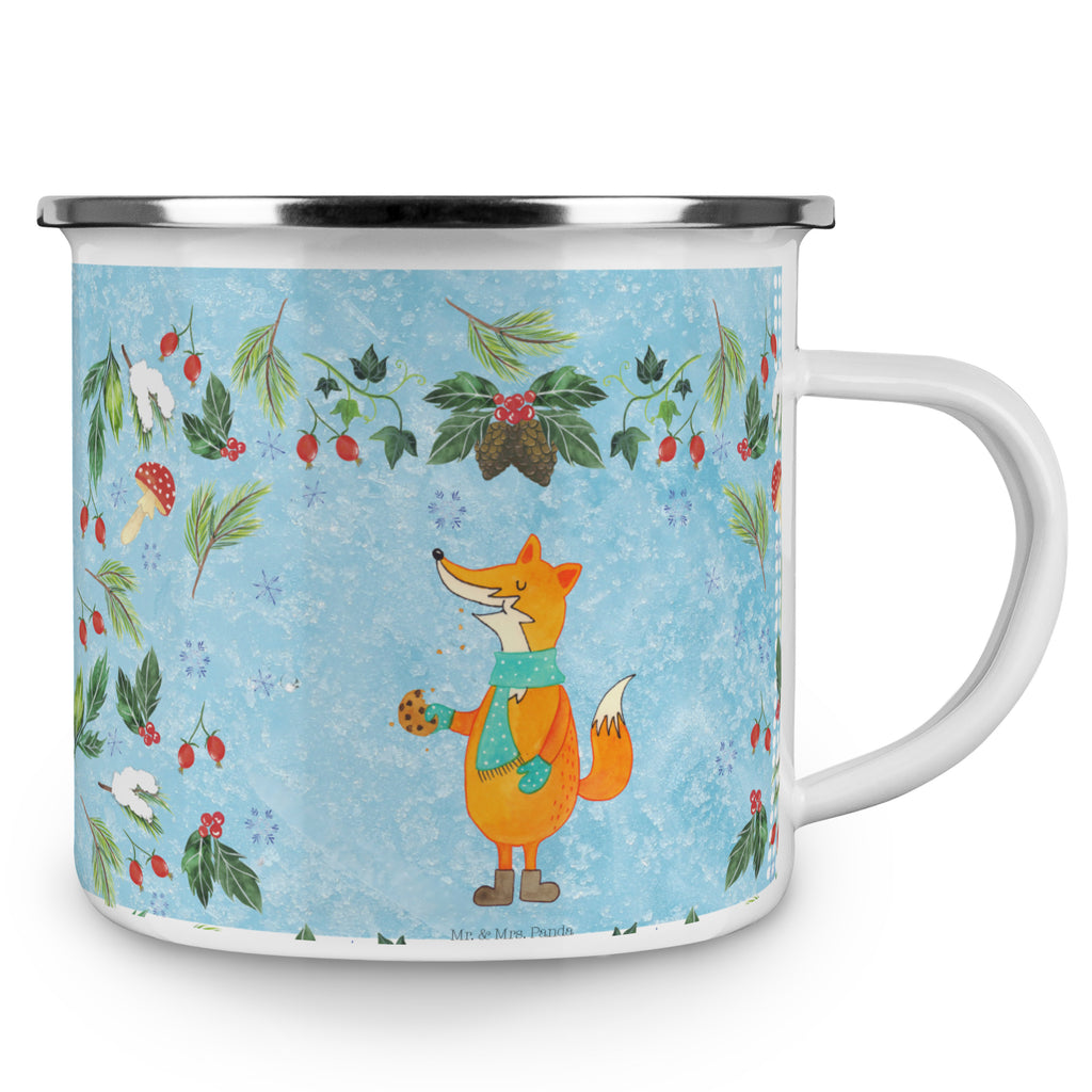 Camping Emaille Tasse Fuchs Keksdose Campingtasse, Trinkbecher, Metalltasse, Outdoor Tasse, Emaille Trinkbecher, Blechtasse Outdoor, Emaille Campingbecher, Edelstahl Trinkbecher, Metalltasse für Camping, Kaffee Blechtasse, Camping Tasse Metall, Winter, Weihnachten, Weihnachtsdeko, Nikolaus, Advent, Heiligabend, Wintermotiv