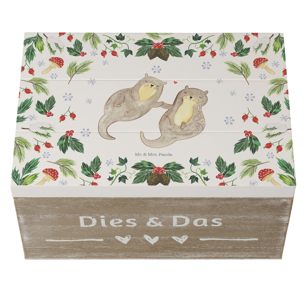 Holzkiste Otter Glühweinstand Holzkiste, Kiste, Schatzkiste, Truhe, Schatulle, XXL, Erinnerungsbox, Erinnerungskiste, Dekokiste, Aufbewahrungsbox, Winter, Weihnachten, Weihnachtsdeko, Nikolaus, Advent, Heiligabend, Wintermotiv
