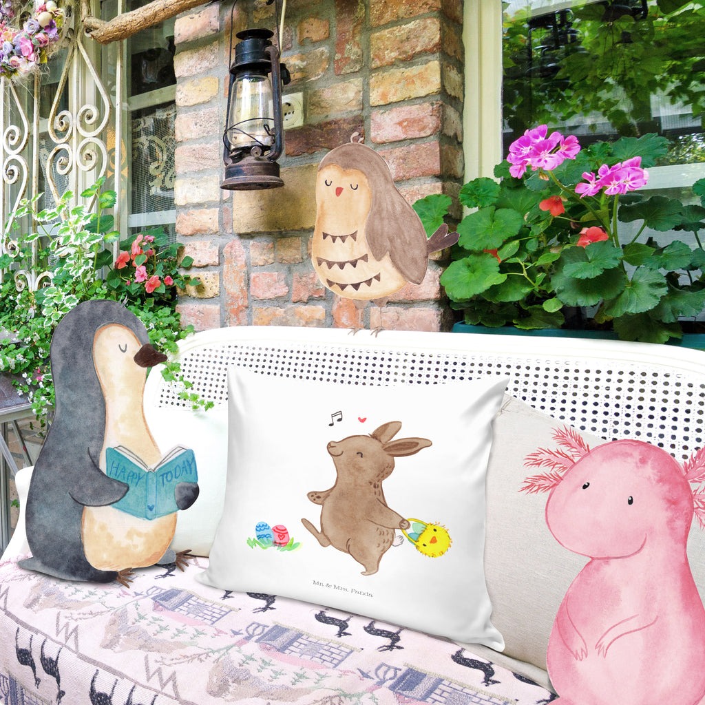 40x40 Kissen Hase Eiersuche Kissenhülle, Kopfkissen, Sofakissen, Dekokissen, Motivkissen, Ostern, Osterhase, Ostergeschenke, Osternest, Osterdeko, Geschenk zu Ostern