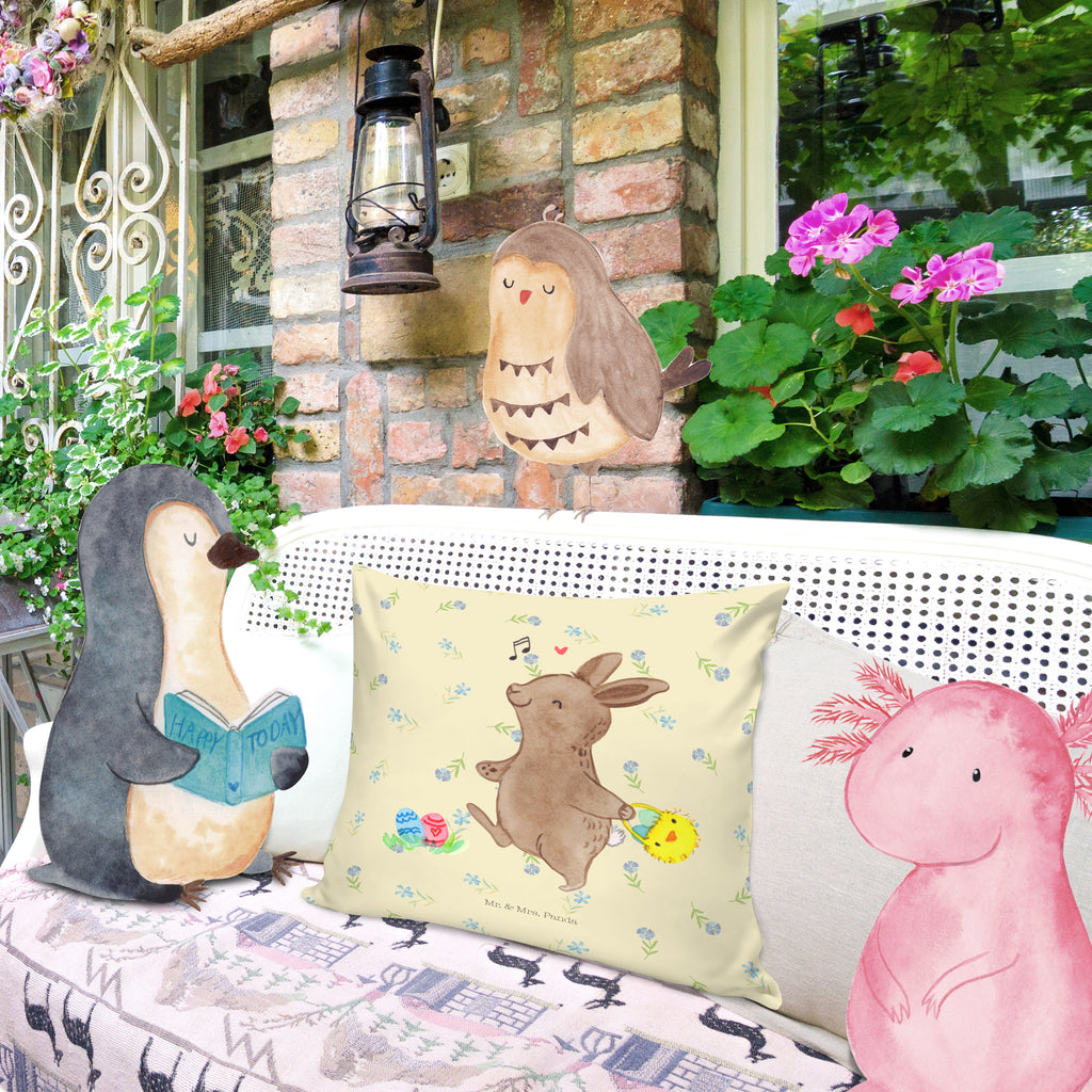 40x40 Kissen Hase Eiersuche Kissenhülle, Kopfkissen, Sofakissen, Dekokissen, Motivkissen, Ostern, Osterhase, Ostergeschenke, Osternest, Osterdeko, Geschenk zu Ostern