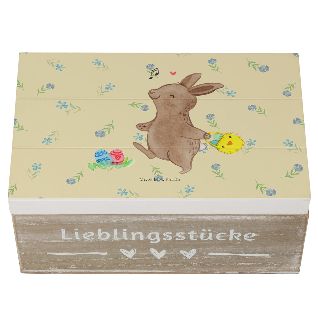 Holzkiste Hase Eiersuche Holzkiste, Kiste, Schatzkiste, Truhe, Schatulle, XXL, Erinnerungsbox, Erinnerungskiste, Dekokiste, Aufbewahrungsbox, Ostern, Osterhase, Ostergeschenke, Osternest, Osterdeko, Geschenk zu Ostern