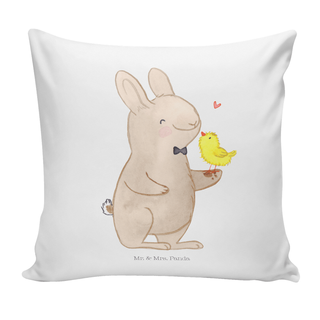 40x40 Kissen Hase mit Küken Kissenhülle, Kopfkissen, Sofakissen, Dekokissen, Motivkissen, Ostern, Osterhase, Ostergeschenke, Osternest, Osterdeko, Geschenk zu Ostern