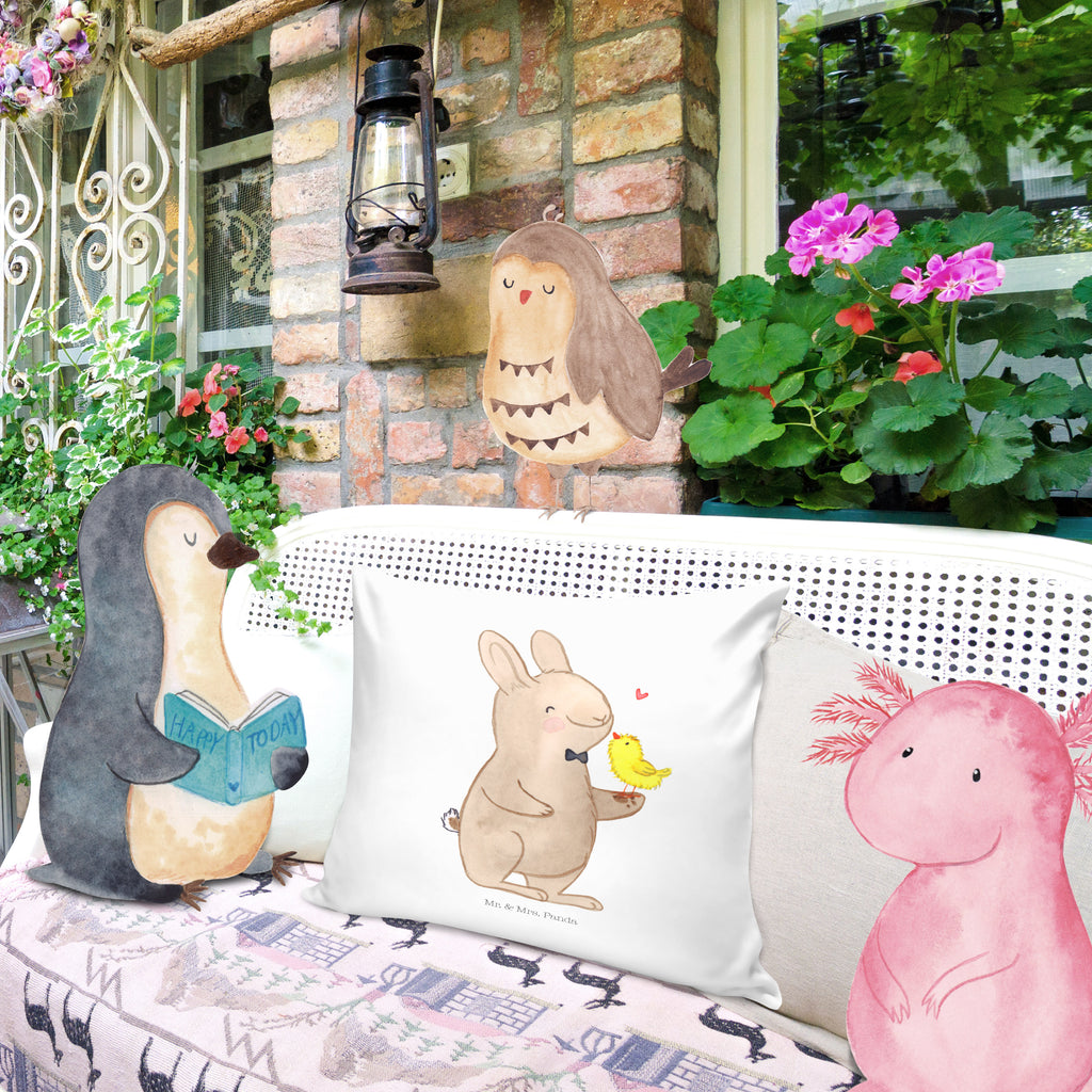 40x40 Kissen Hase mit Küken Kissenhülle, Kopfkissen, Sofakissen, Dekokissen, Motivkissen, Ostern, Osterhase, Ostergeschenke, Osternest, Osterdeko, Geschenk zu Ostern